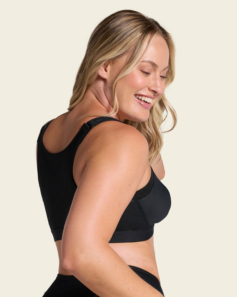 Multi/functional back support posture corrector wireless bra