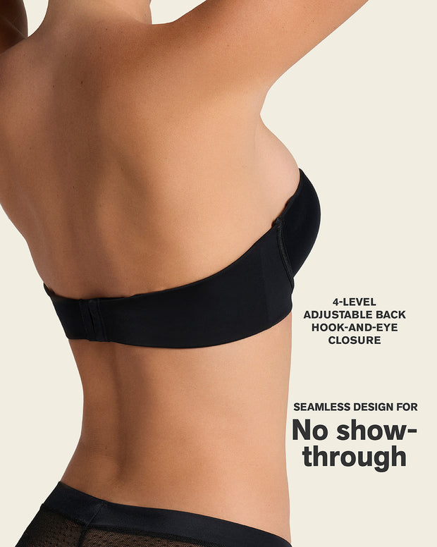 Double push-up strapless petite bra
