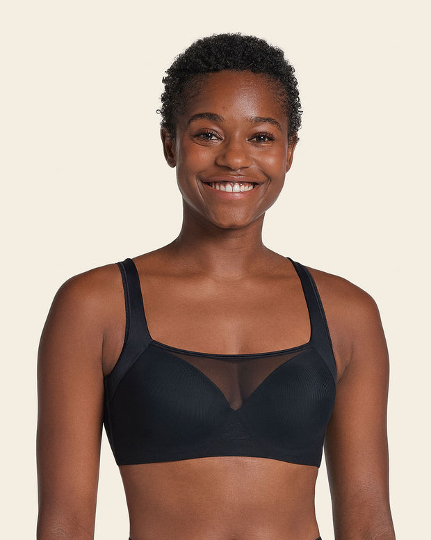 Soutien-gorge avec une bonne couvrance des emmanchures et du dos
