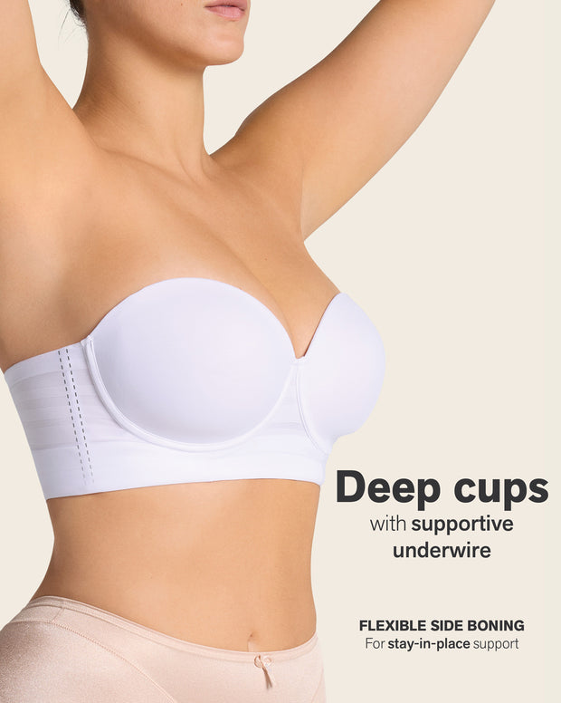 Splendid strapless bra with underwire