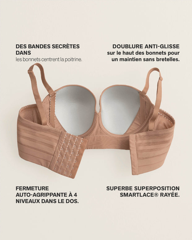 Splendid strapless bra with underwire