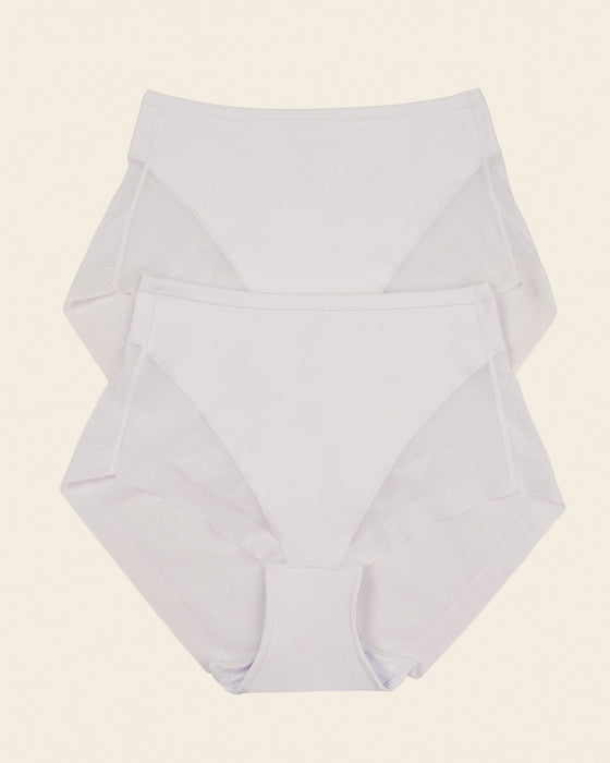 Truly undetectable comfy shaper panty#color_000-white