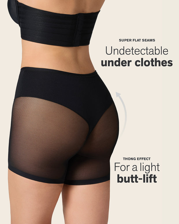 Truly undetectable sheer shaper short