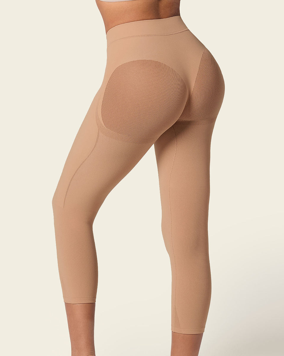 Invisible high-waisted capri shaper