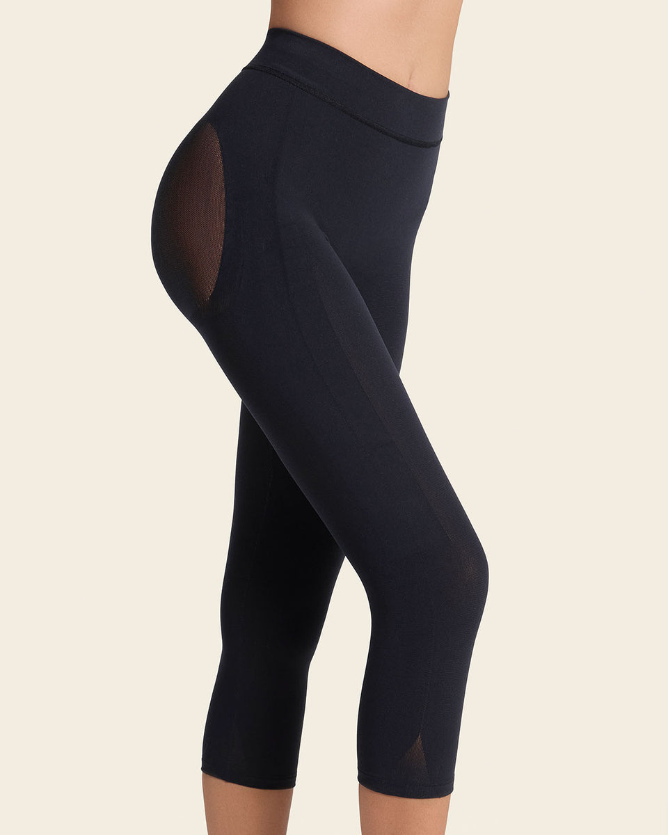 Invisible high-waisted capri shaper