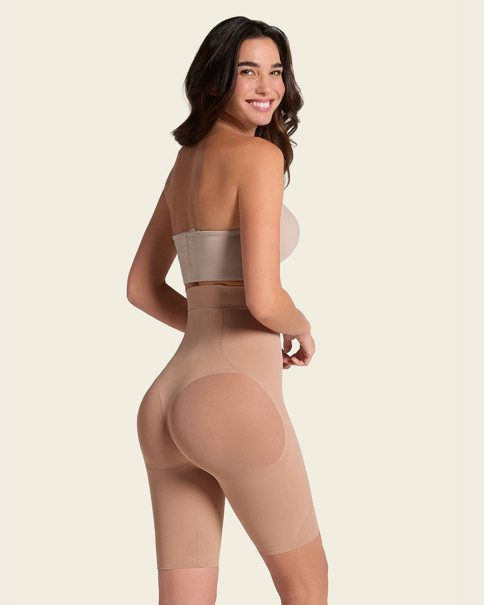 Invisible extra high-waisted shaper short