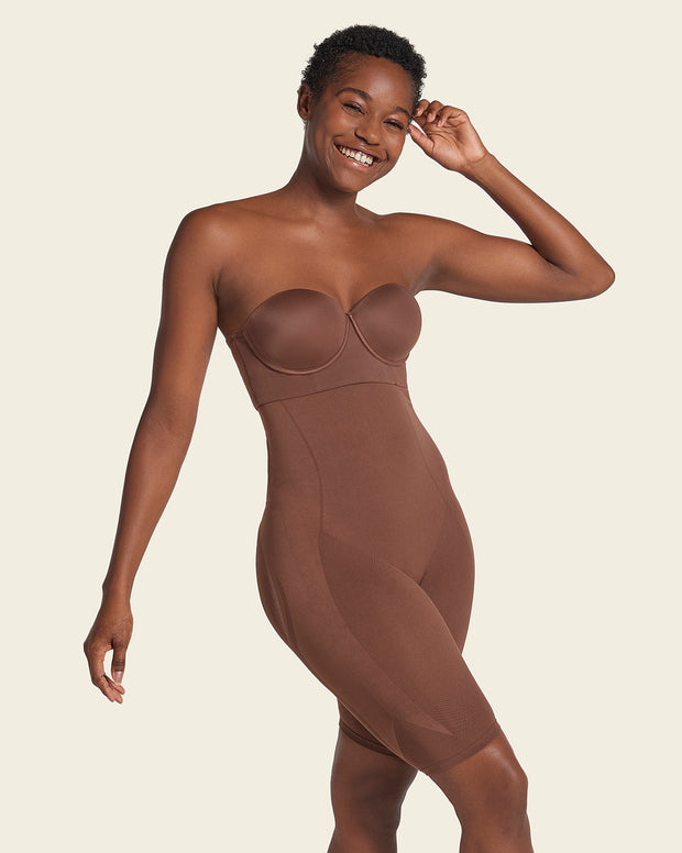 Invisible extra high-waisted shaper short