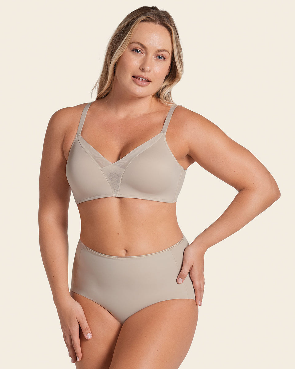 Perfect fit high waisted seamless hipster panty