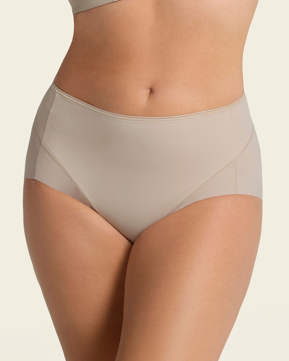 High-cut seamless shaper panty