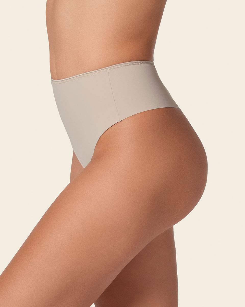 Seamless thong shaper panty