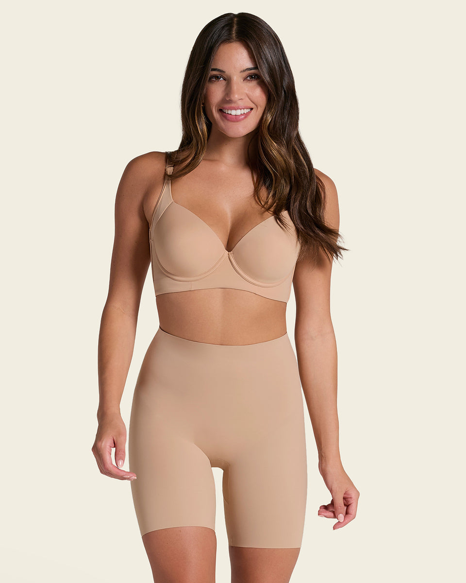 Midrise Anti Chafing Butt Lifter Shaper Short