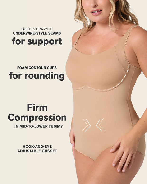 Scoop Back Wireless Classic Sculpting Bodysuit