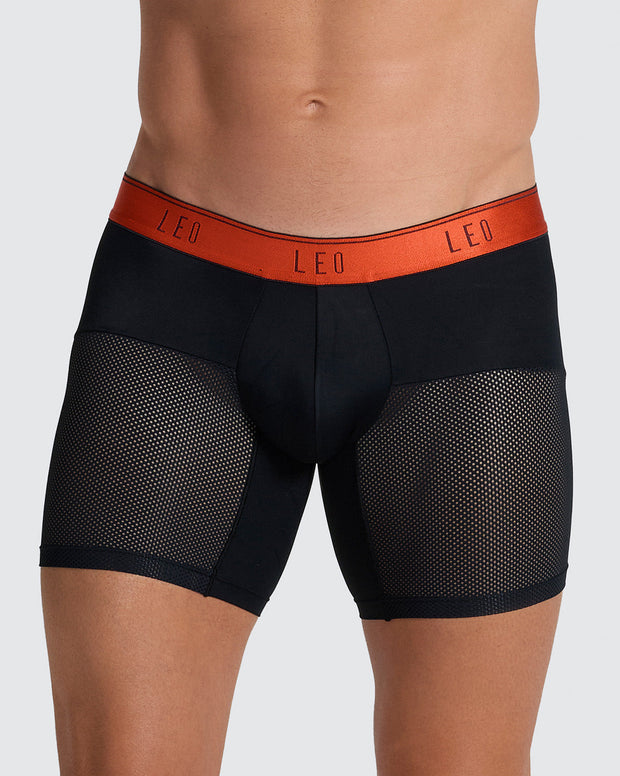 High-Tech Mesh Boxer Brief with Ergonomic Pouch