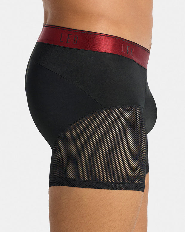 High-Tech Mesh Boxer Brief with Ergonomic Pouch