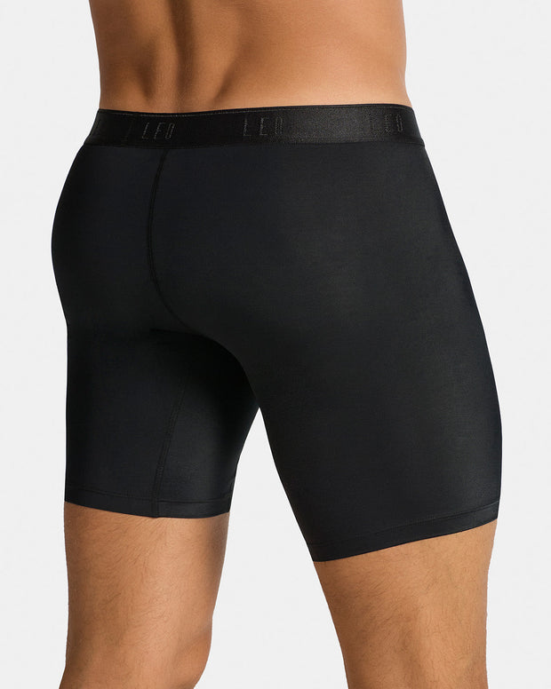 Microfiber Long Boxer Brief with Ergonomic Pouch