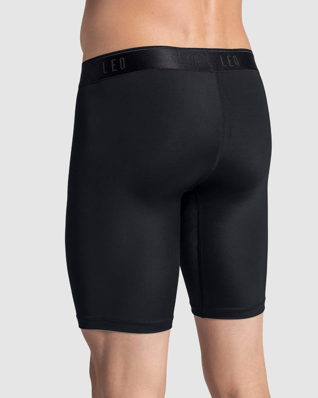 Microfiber Long Boxer Brief with Ergonomic Pouch