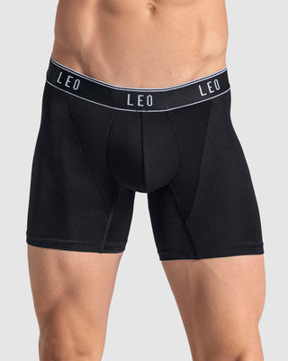 Boxer Brief with Breathable Details and Ergonomic Design#color_700-black