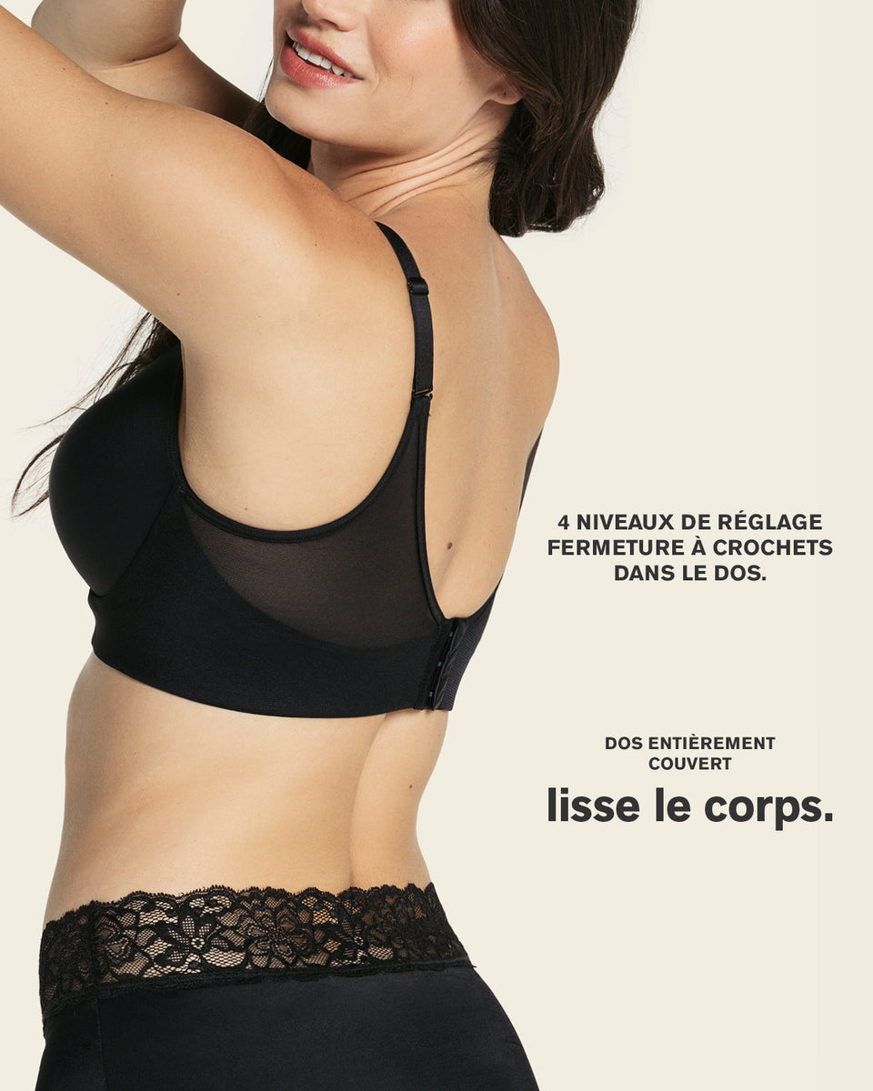 Memory foam push-up underwire bustier bra with strappy front