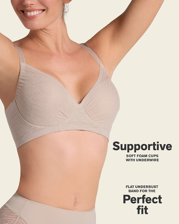 Complete coverage comfort fit bralette