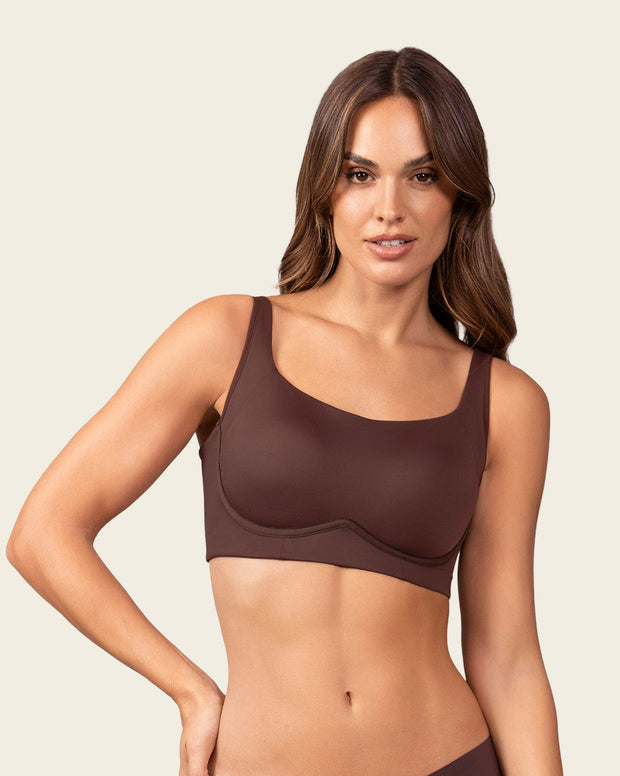 Everyday wireless support bra