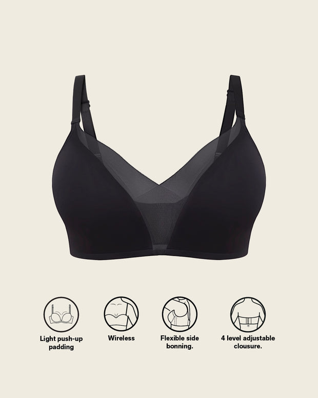 Wireless push up magical bra