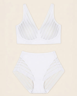 Daily Bra & Stripe Undetectable in White
