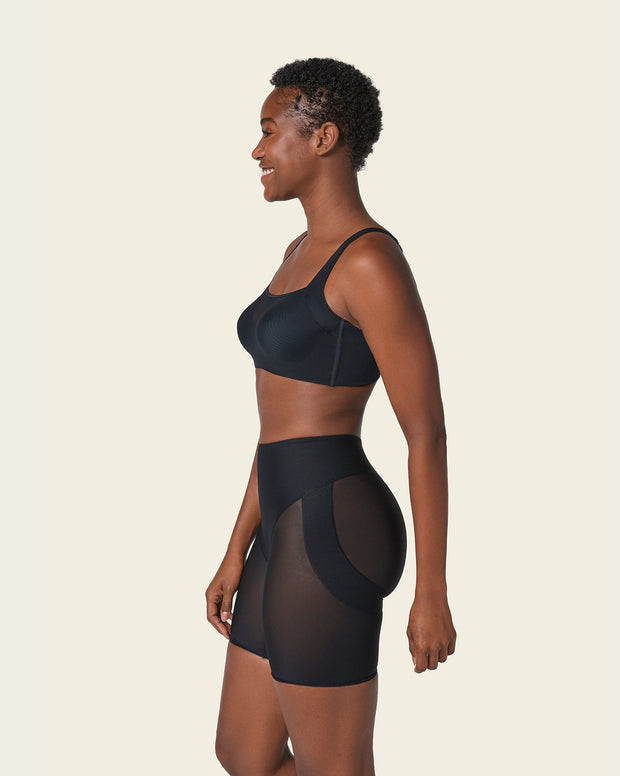 Firm compression butt lifter shaper short