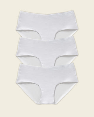 No ride-up seamless hiphugger panty#color_000-white