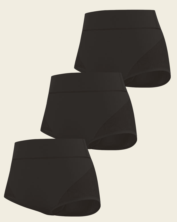 High-waisted classic smoothing brief