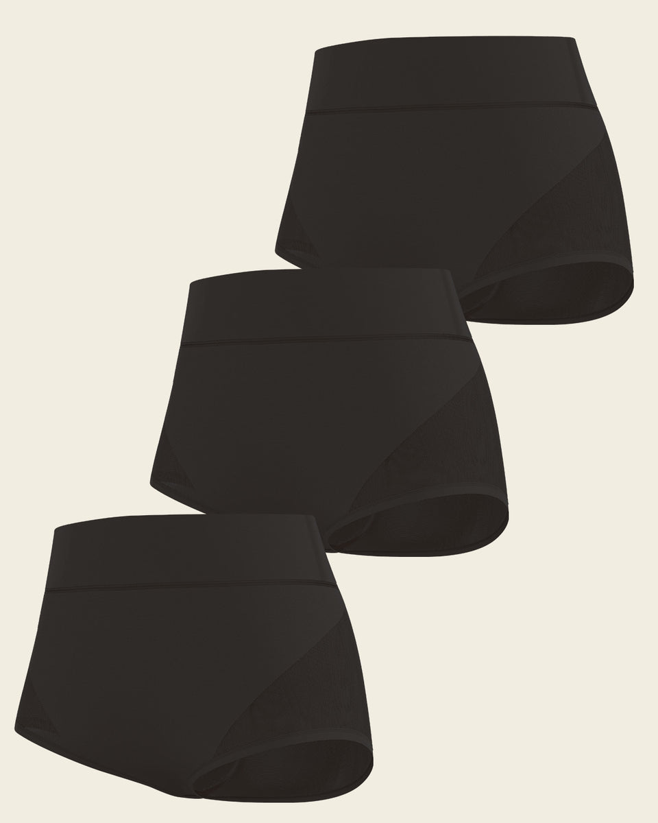 High-waisted classic smoothing brief