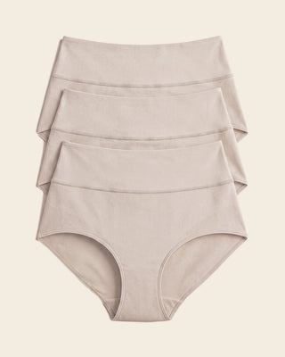 High-waisted classic smoothing brief#color_802-nude