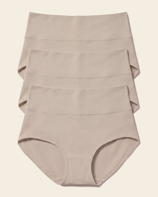 High-waisted classic smoothing brief#color_802-nude