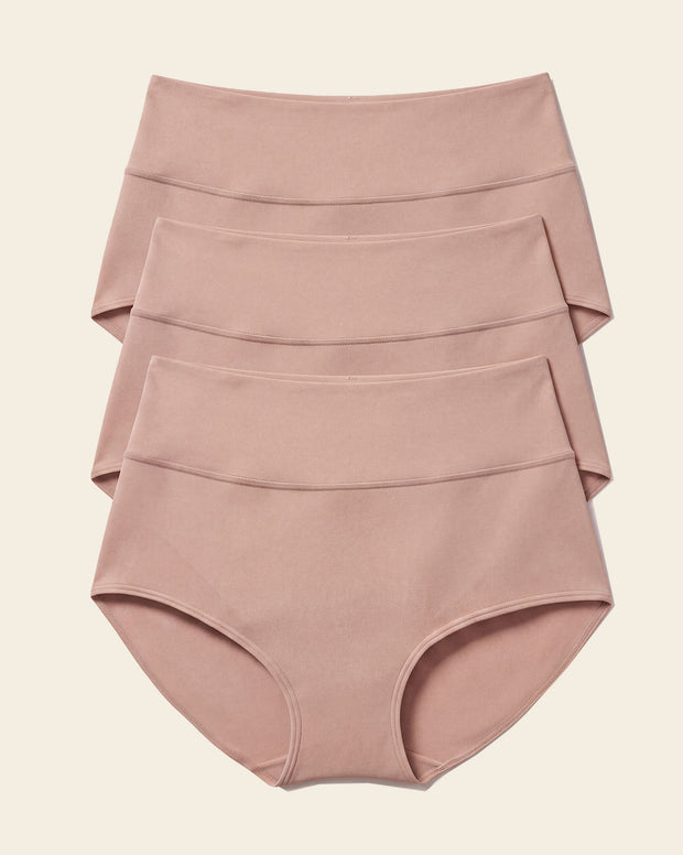 High-waisted classic smoothing brief