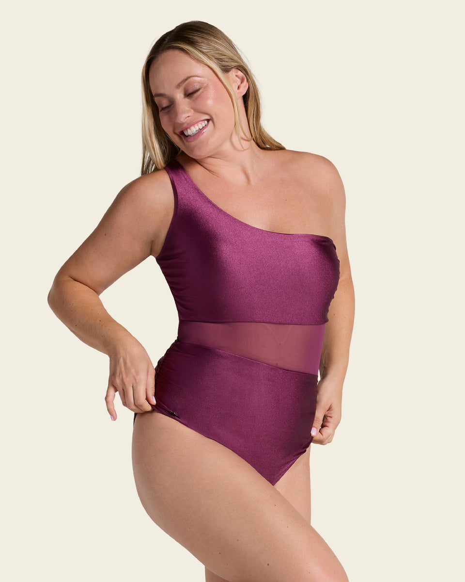 Radiant One-Shoulder One-Piece Shaping Swimsuit