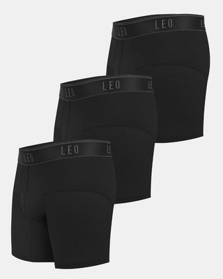 High-Tech Mesh Boxer Brief with Ergonomic Pouch#color_701-black