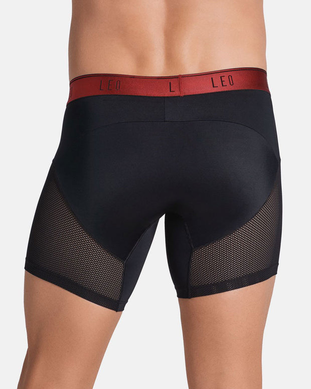 5-Pack High-Tech Mesh Boxer Briefs with Ergonomic Pouches
