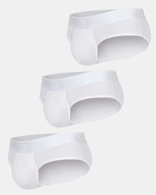 Ultra-Light Brief with Ergonomic Pouch#color_000-white