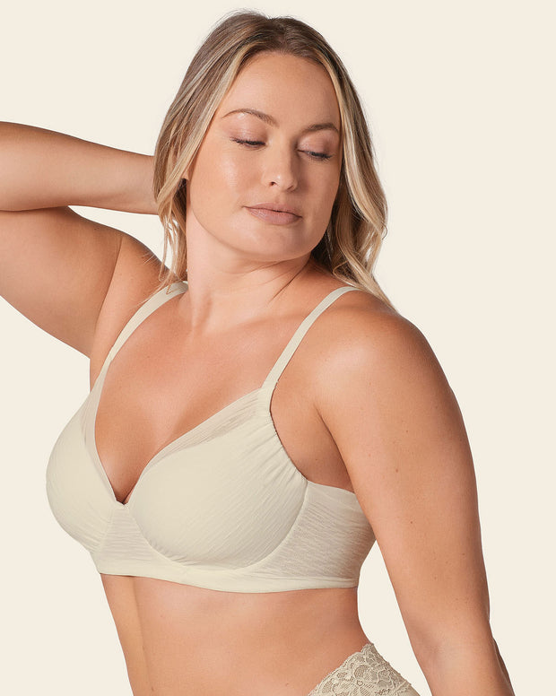 Complete coverage comfort fit bralette