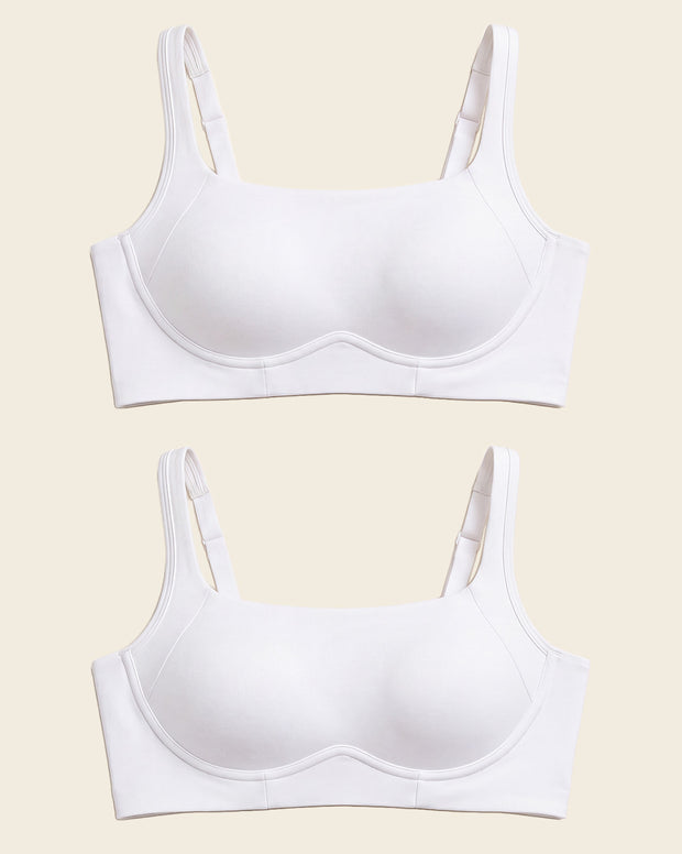 Everyday wireless support bra