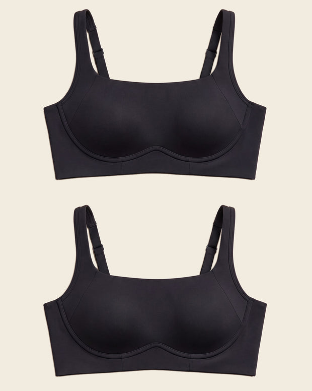 Everyday wireless support bra