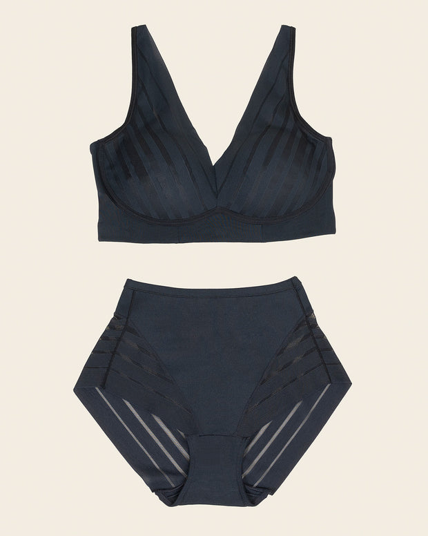 Daily Bra & Stripe Undetectable in Black