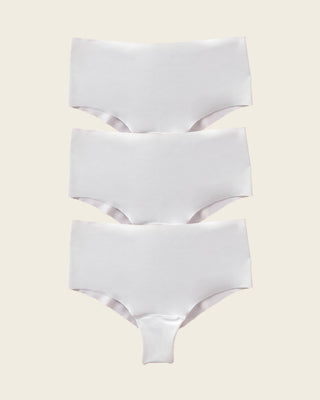 Totally Seamless Mid-Rise Microfiber Cheeky Panty#color_000-white
