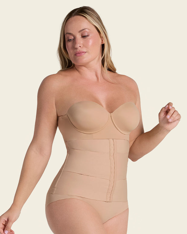 3-Belt custom waist cincher with lumbar support