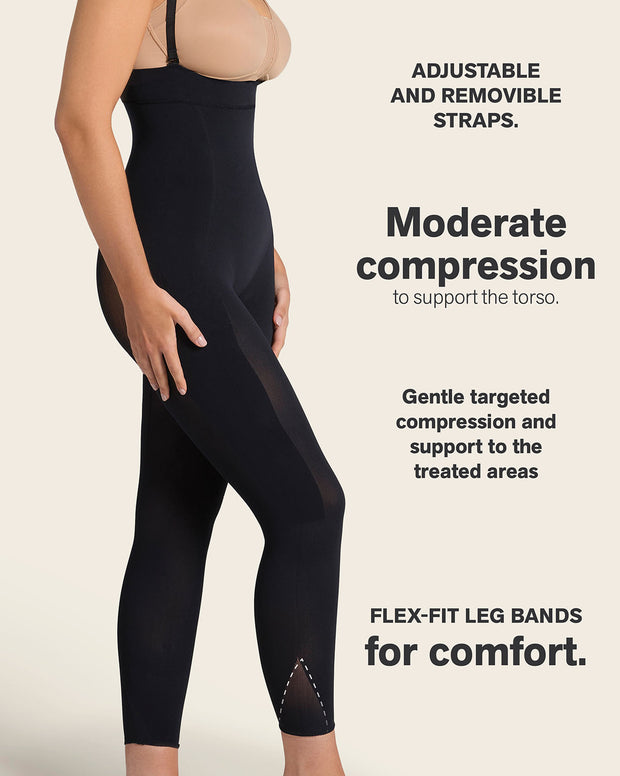 Stage 2 post-surgical ankle length bodysuit