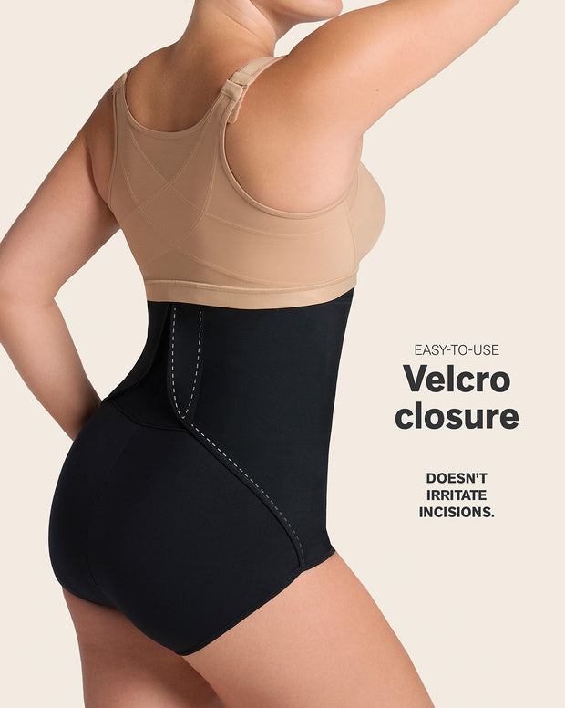 Stage 1 post-surgical velcro closure firm compression panty