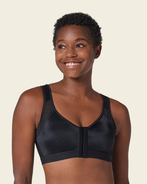 Multi/functional back support posture corrector wireless bra#color_700-black