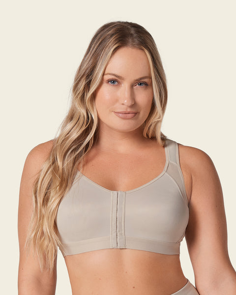 Women's Push Up Wireless Bra Padded T Shirt Bras No Underwire Butt Control  (Beige, L)