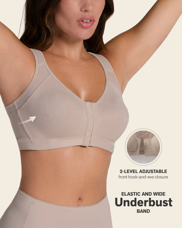 Multi/functional back support posture corrector wireless bra