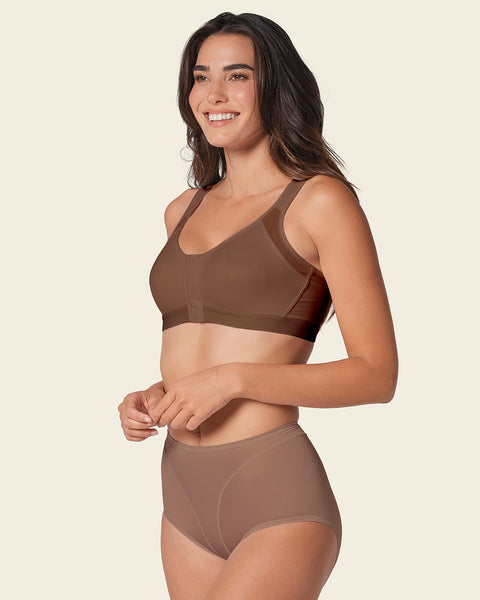 Unlined Wireless Posture Corrector Bra