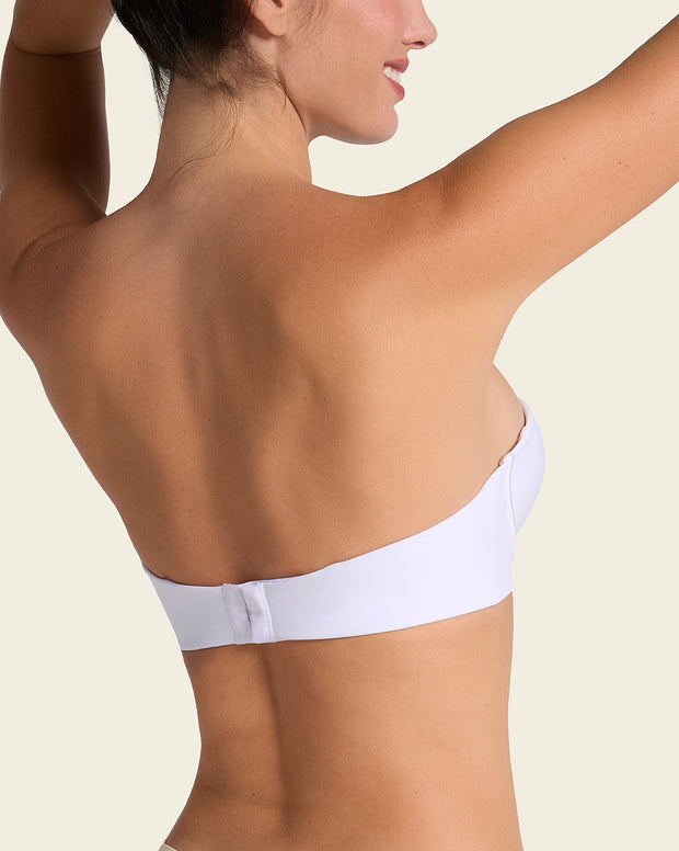 Double push-up strapless petite bra